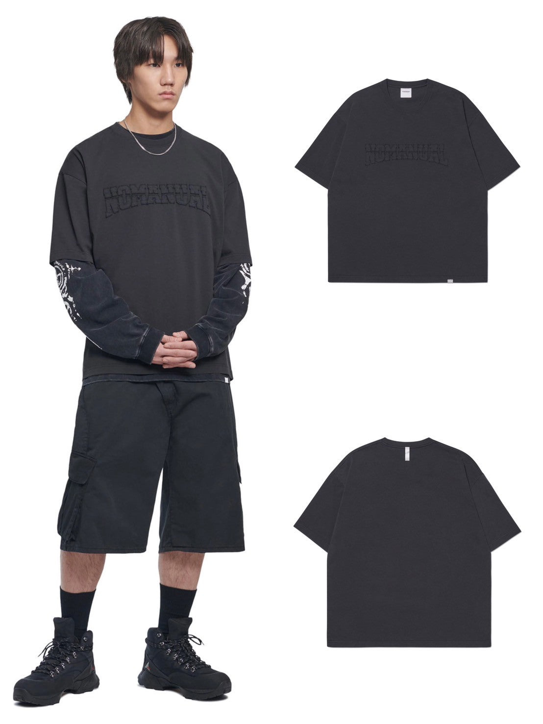 【NOMANUAL】PATCH T-SHIRT
