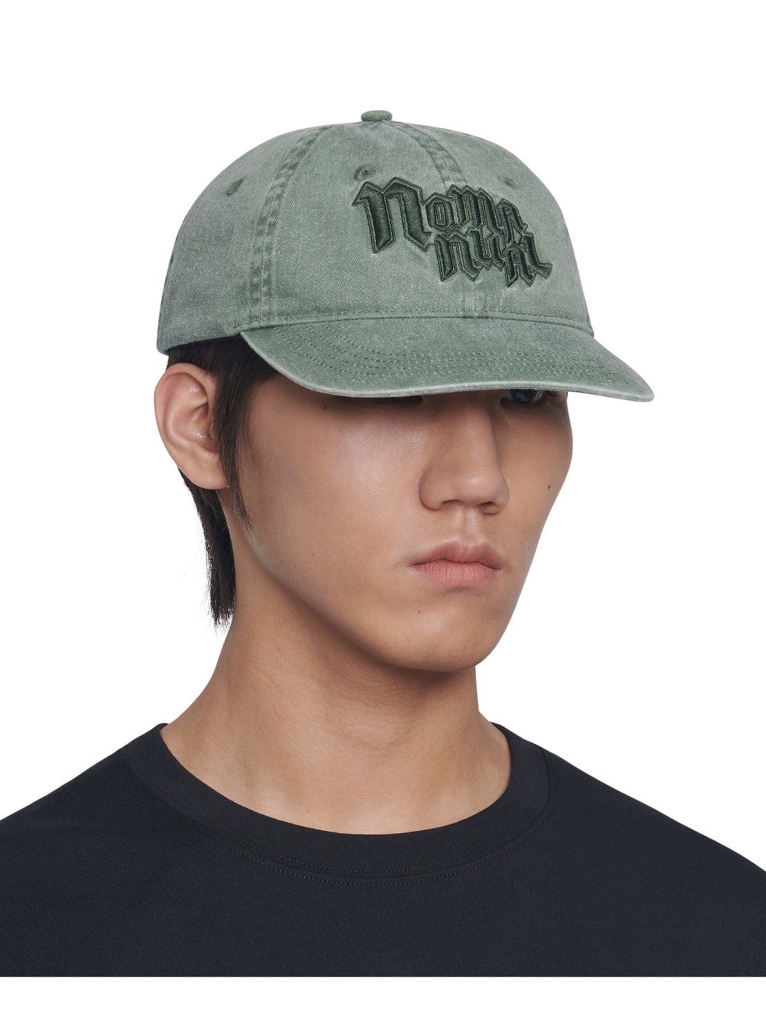 【NOMANUAL】POINTED LOGO BALL CAP