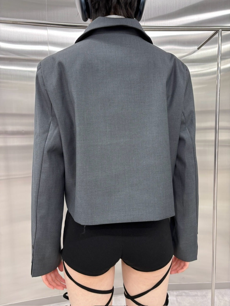 受注制【nmtc +】round collar jacket (2color)