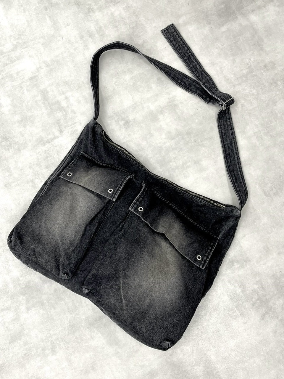 受注制【nmtc +】pocket denim shoulder bag