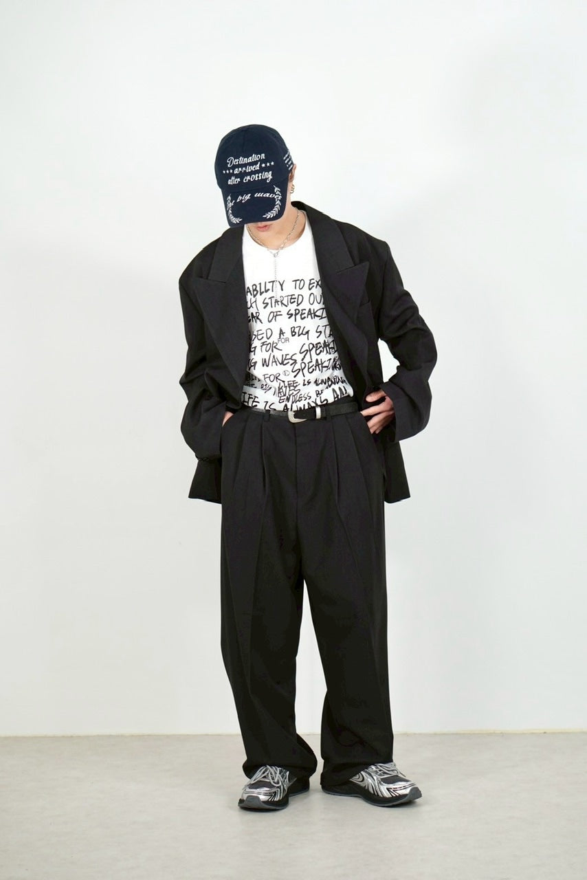 受注制【Chikashitsu +】double tailored jacket