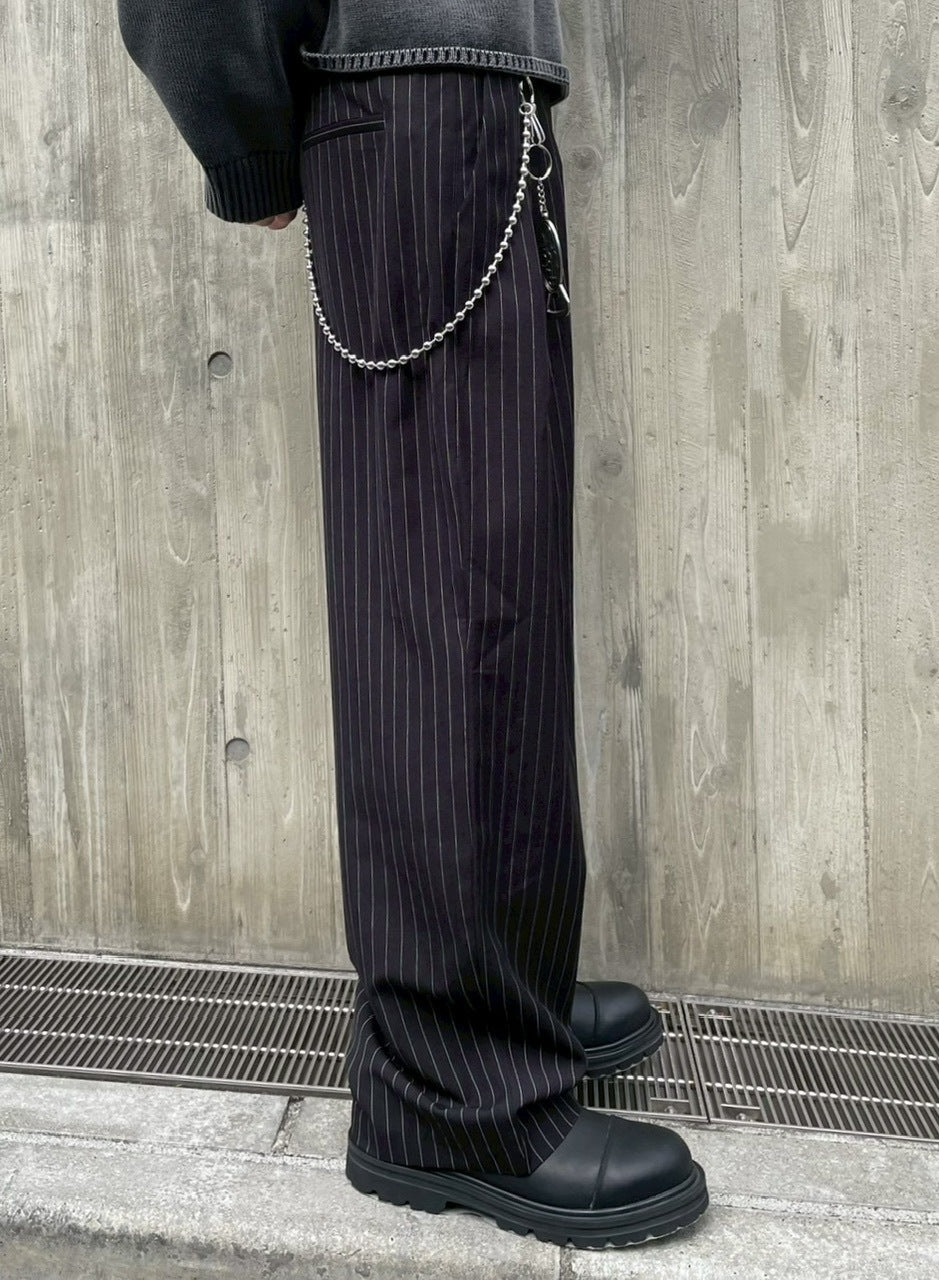 受注制【nmtc +】stripe slacks (2color)