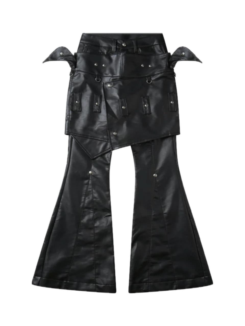 【Cozy world Wide】"005 CHAOS DREAM" LEATHER SKIRT PANTS
