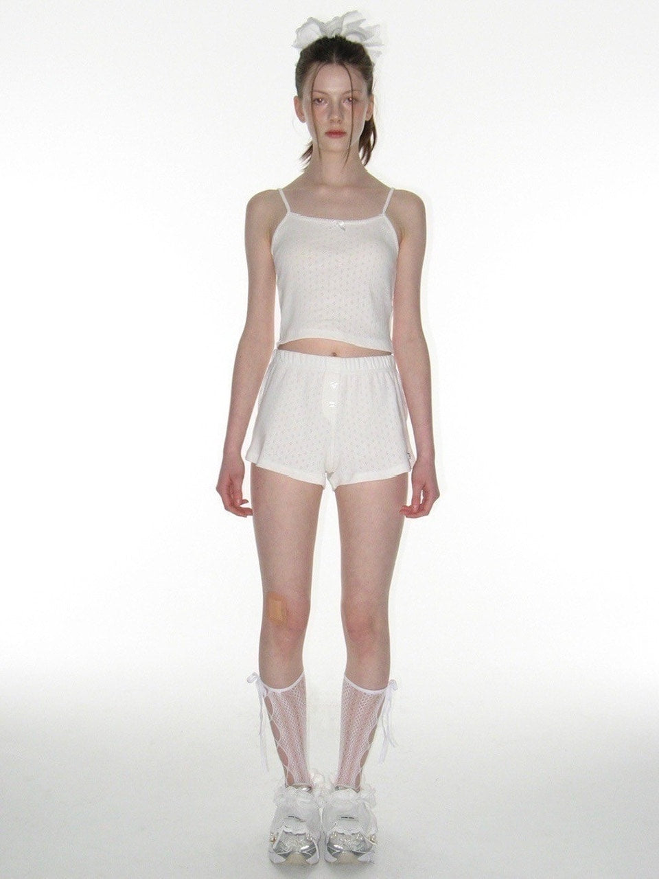 【CRANK】LACE EYELET SLEEVELESS