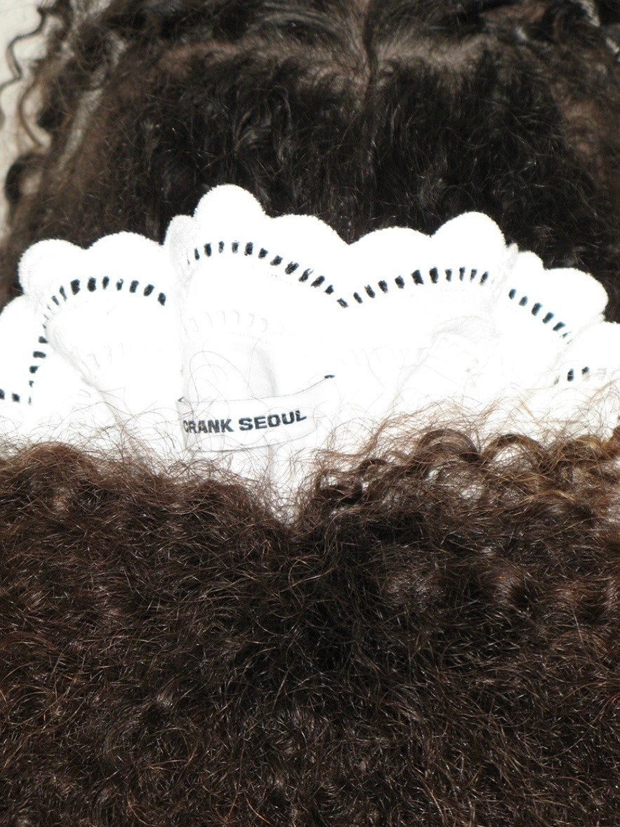 【CRANK】COTTON FRILL BIG SCRUNCHY / 【クランク】コットンフリルビッグシュシュ