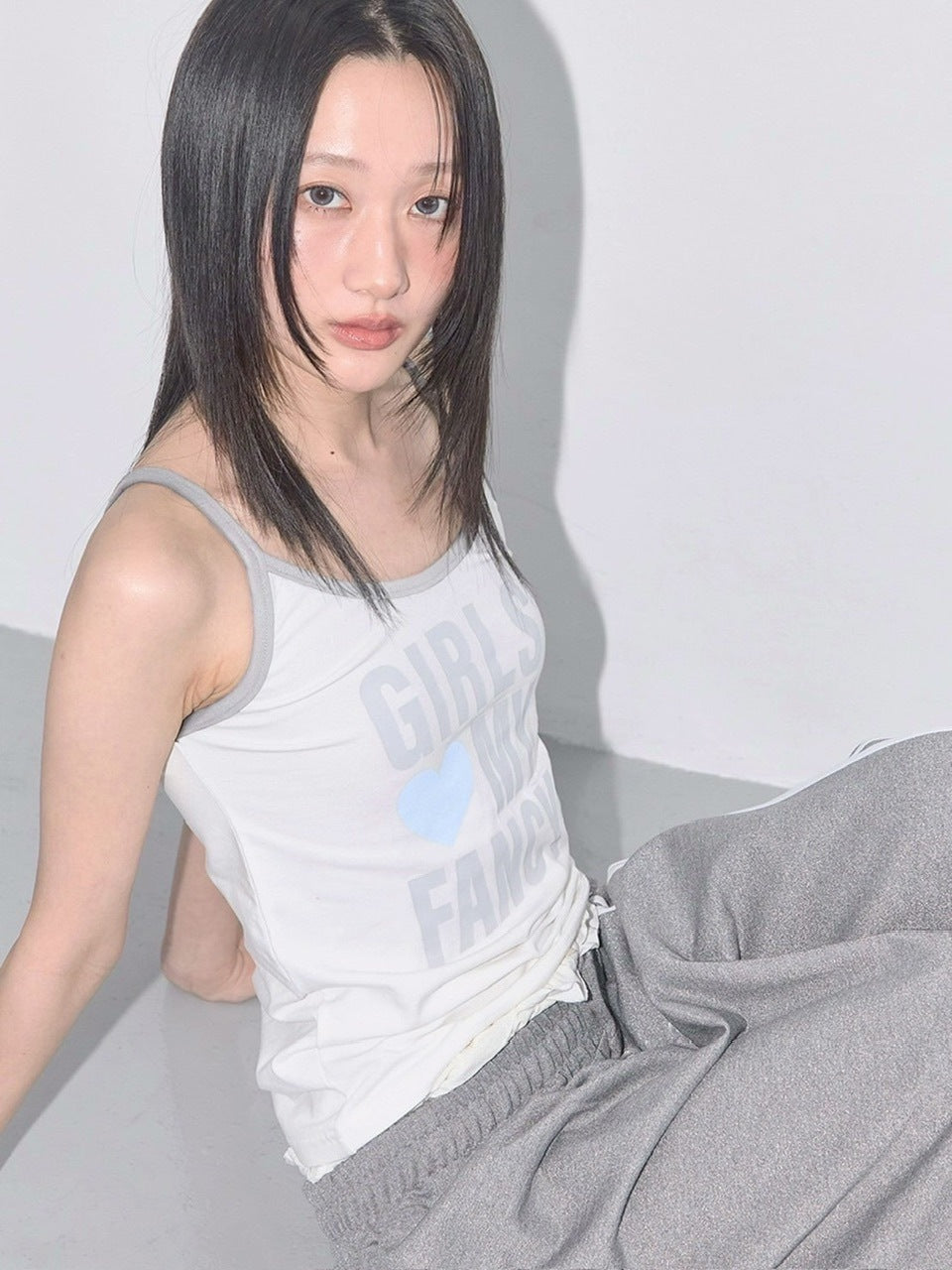 【FANCY CLUB】GIRLS MY FANCY SLEEVELESS / 【ファンシークラブ】プリントキャミソール