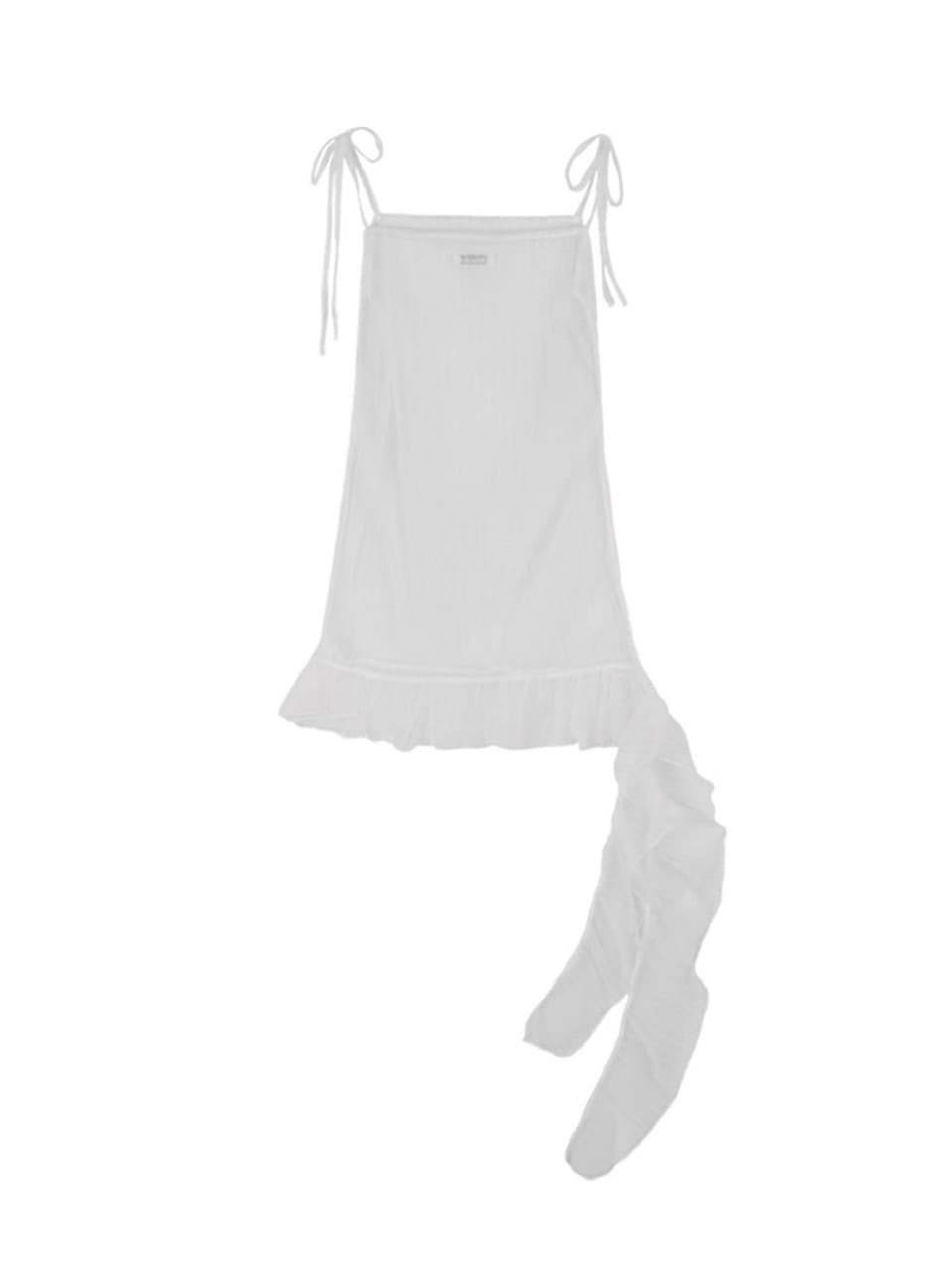 【FANCY CLUB】LACE SHIRRING LAYERED DRESS