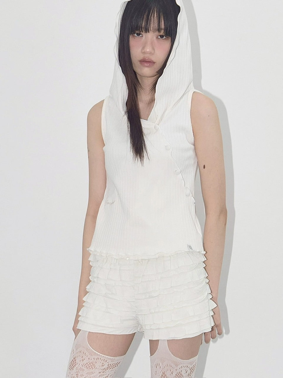 【FANCY CLUB】BREEZE CANCAN MINI SHORTS