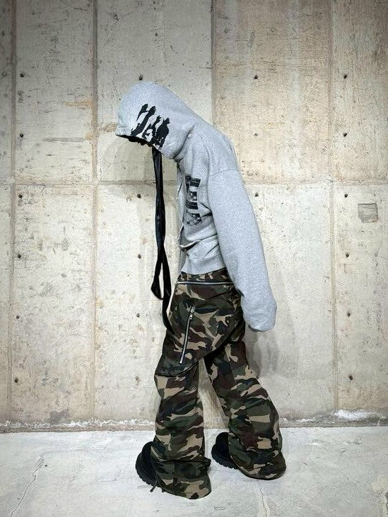 【roaringrad】ZIPPER SAGGING PANTS CAMOUFLAGE