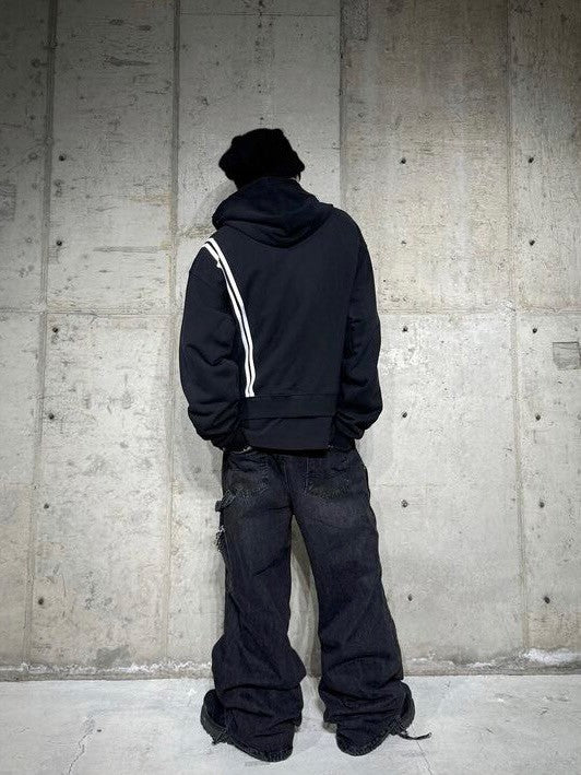 【roaringrad】WASHED HOODIE ZIP-UP 1