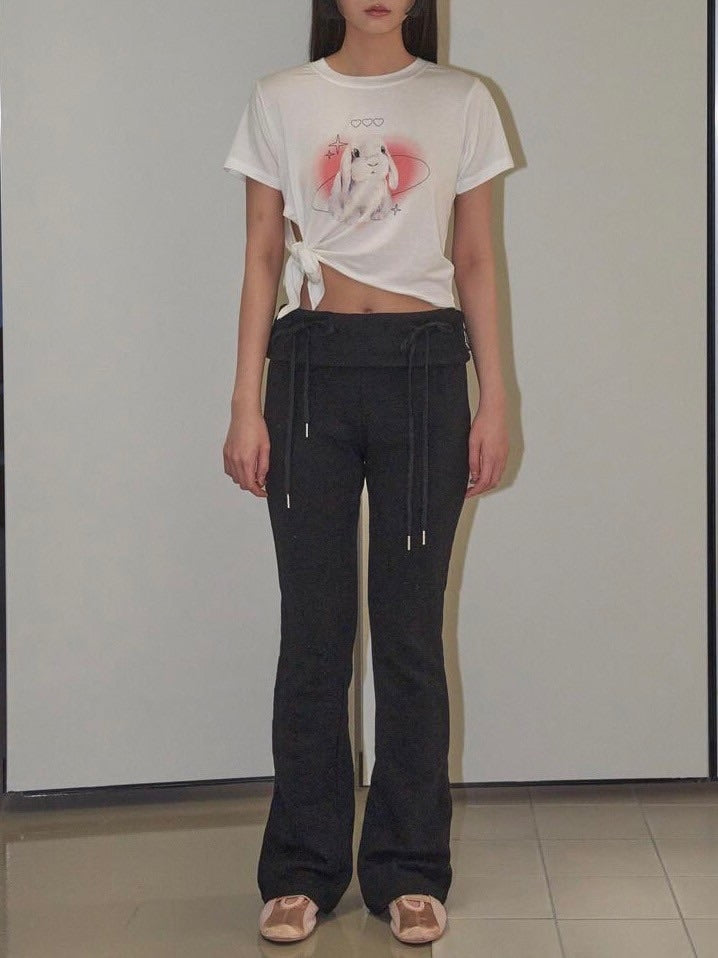 【ODDONEOUT】COSMOS RABBIT TIE T-SHIRTS