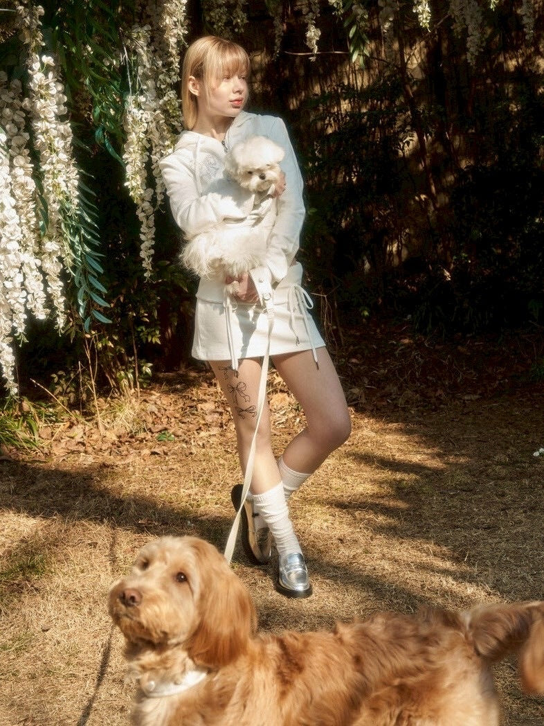 【ODDONEOUT】3 RIBBON PRINTED STOCKING