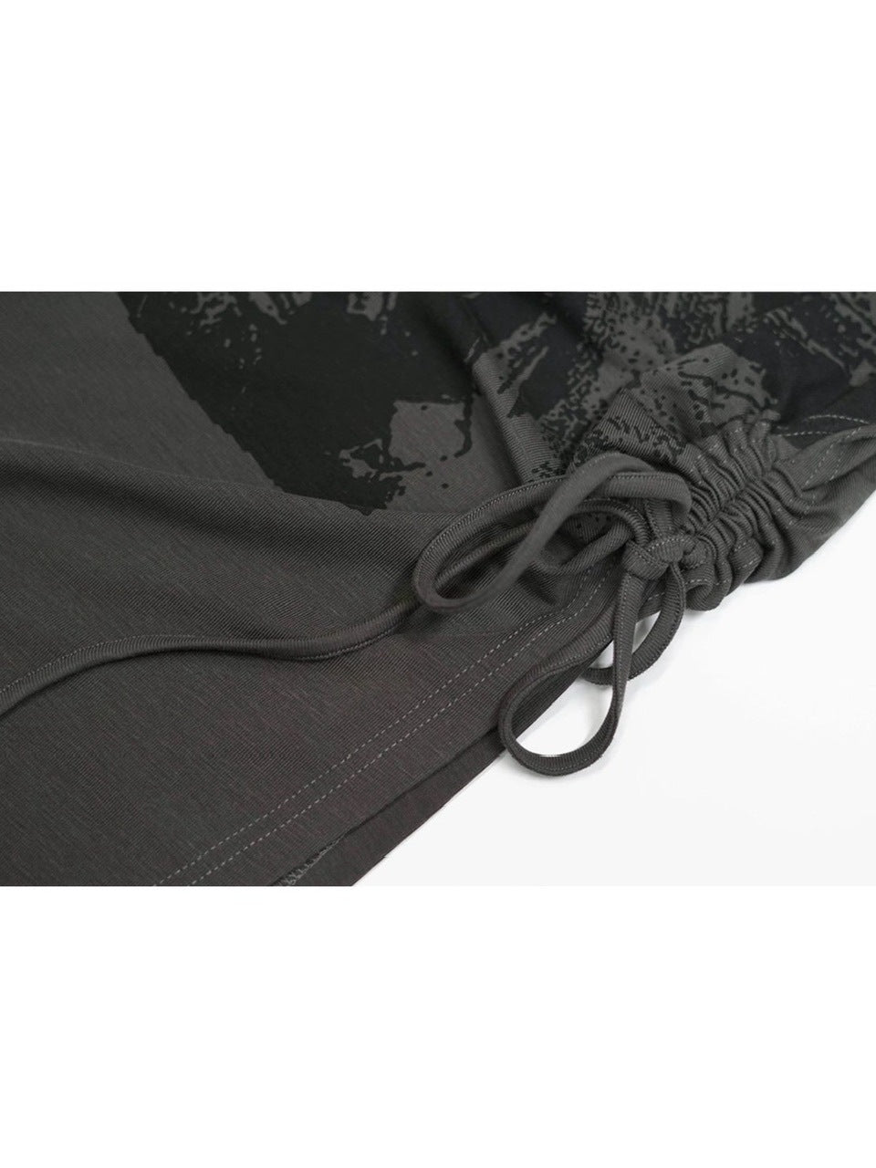 【Cest Nous】Off-shoulder ruched T-shirt / 【セヌー】オフショルダー半袖Tシャツ