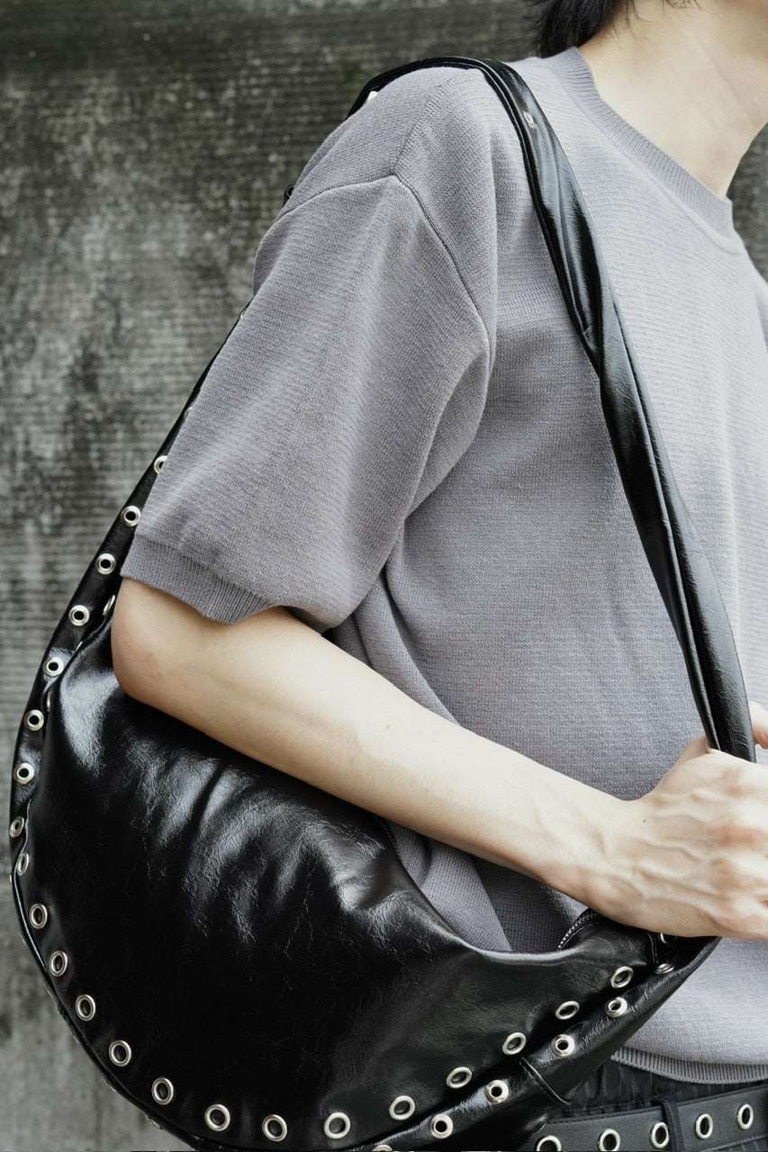 東京店WEB限定受注制【Chikashitsu +】crew neck cotton knit (3color)