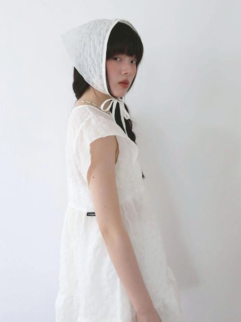 【Uglyshadow】FLOWER RUFFLE DRESS