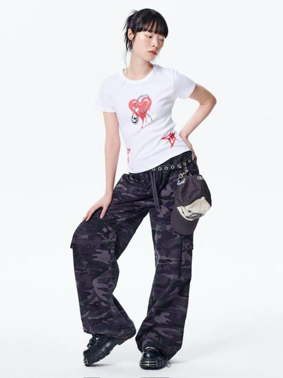 【runningHIGH】MELTING HEART H/S TEE