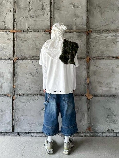 【roaringrad】CARPENTER BERMUDA DENIM PANTS