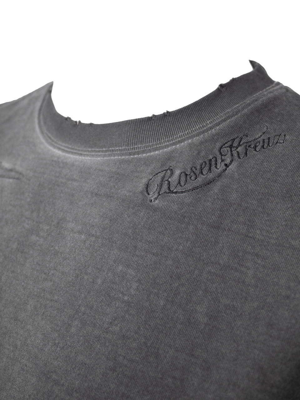 Rosen Kreuz】BOXY FIT LAYERED DAMAGE TEE – PRESSING WEB SHOP
