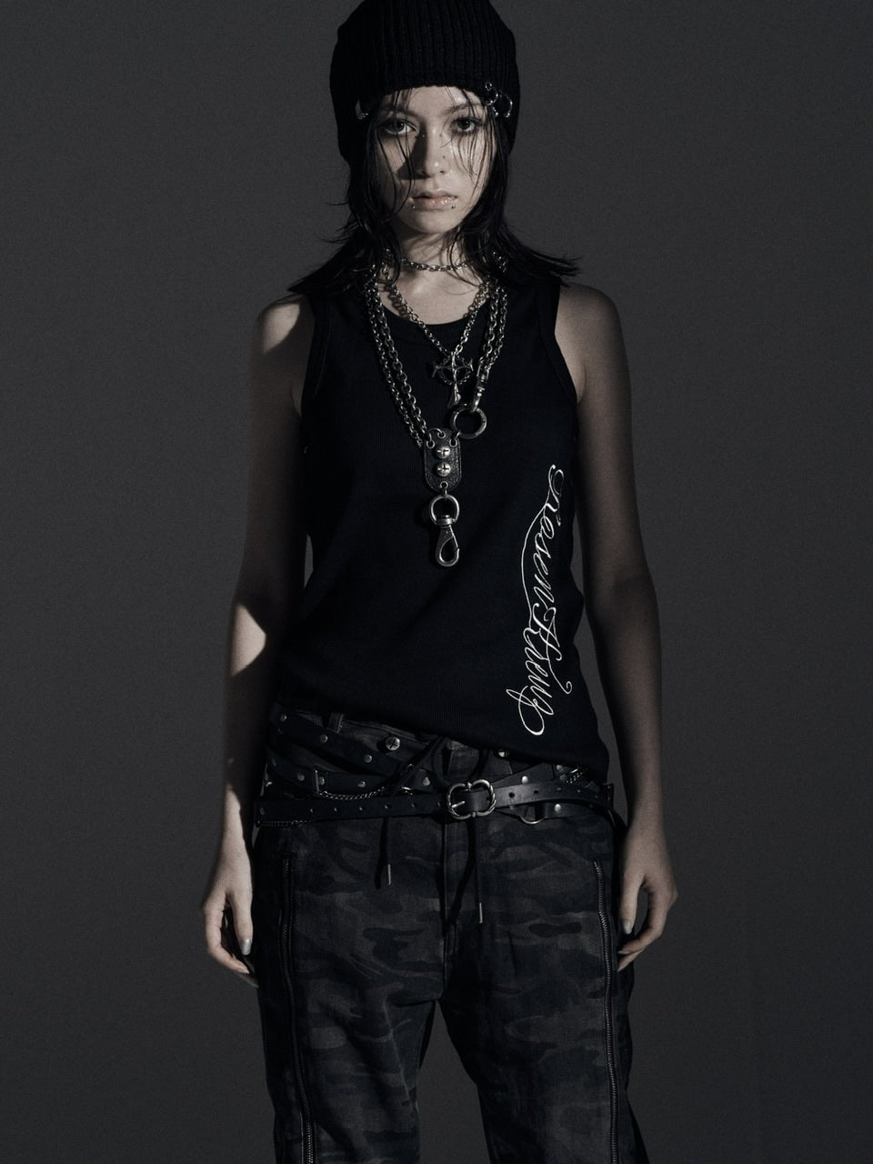 【Rosen Kreuz】ASHES HALO TANK TOP