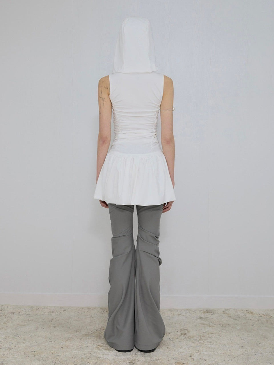 【FLAREUP】Hooded High Neck Dress