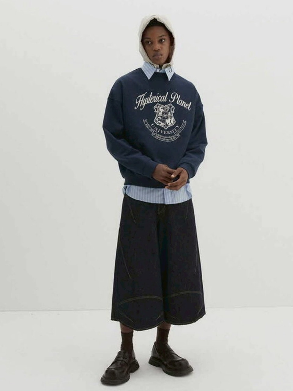 【DNSR】Multi-Dart Bermuda Denim Shorts