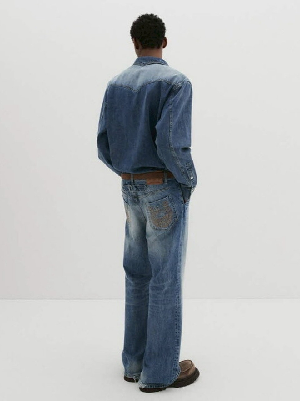 【DNSR】Western Flare Denim Pants