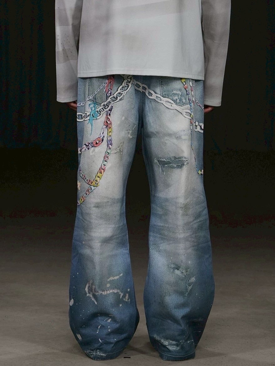 DND4DES】Y2K CARTOON PENDANTS PRINT PANTS – PRESSING WEB SHOP