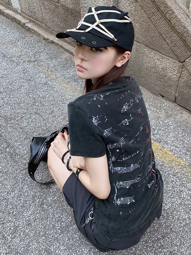 【DND4DES】PENTAGRAM RIVET DEVIL CAP