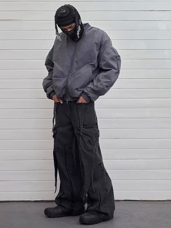 【DND4DES】MULTI-LAYERED DECONSTRUCTED CARGO JEANS