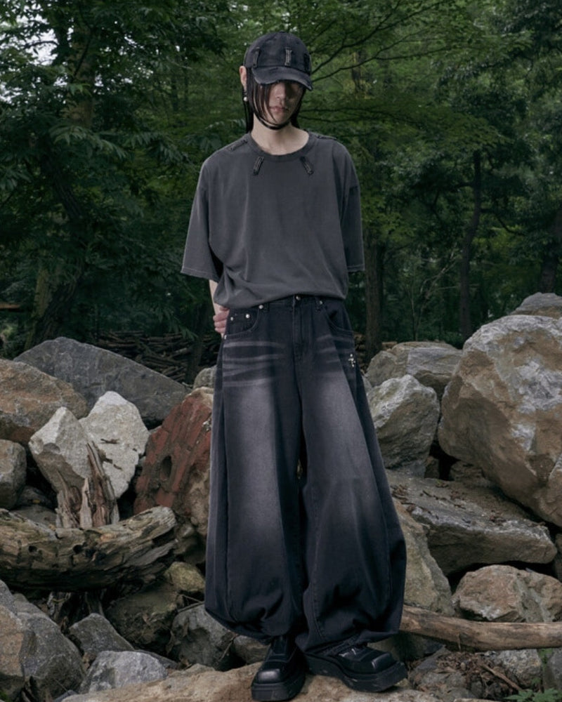 【SURGERY】rebuild neck belt ring T-shirts