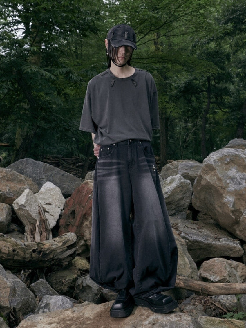 【SURGERY】rebuild neck belt ring T-shirts