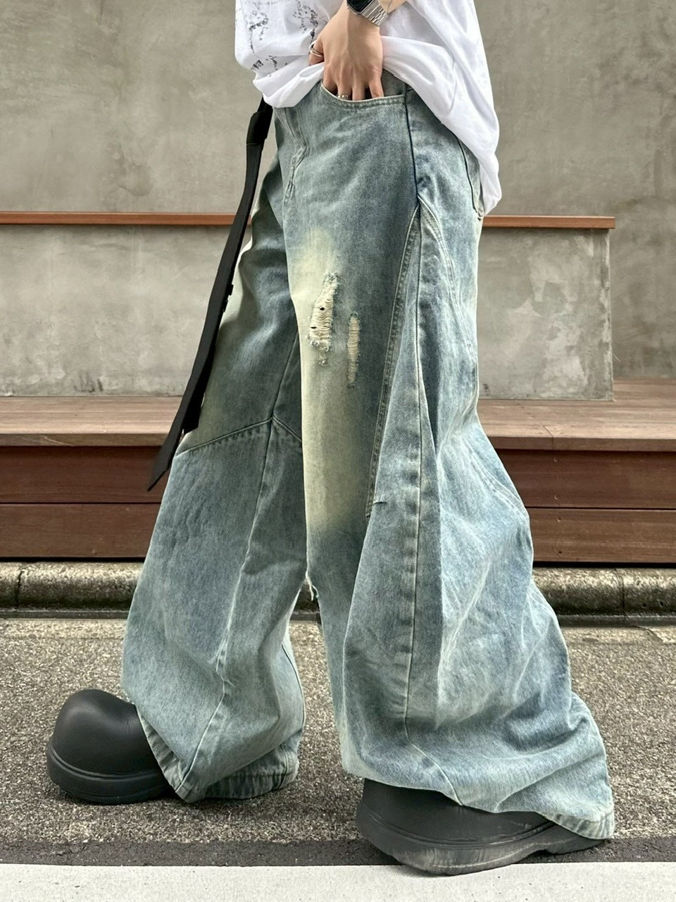 受注制【youll】vintage balloon denim pants