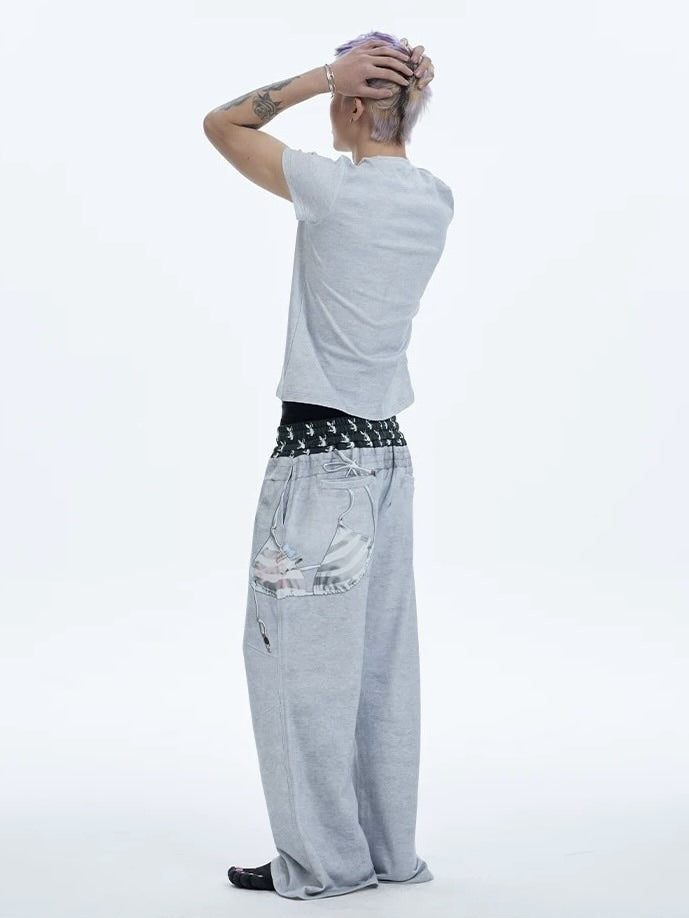 【DND4DES】BIKINI PRINTED SWEAT PANTS