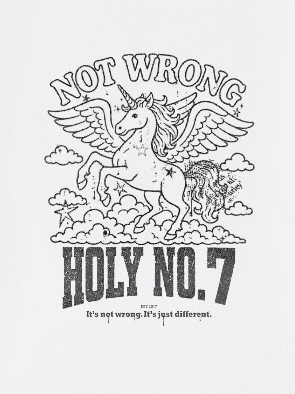 【HOLY NUMBER 7】Graphics Archive Short Sleeve T-Shirt 4 / 【ホーリーナンバー セブン】グラフィックアーカイブ半袖Tシャツ