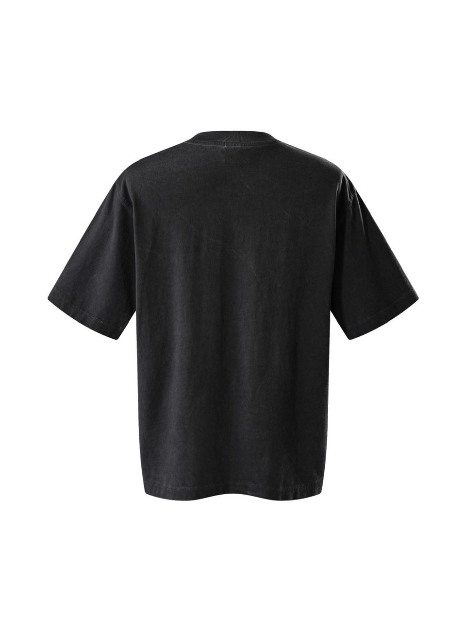 【The Boy Has No Patience】LUMINOUS NIGHT LEATHER PATCH TEE / 【ザボーイハズノーペーシェンス】レザーパッチロゴ半袖Tシャツ