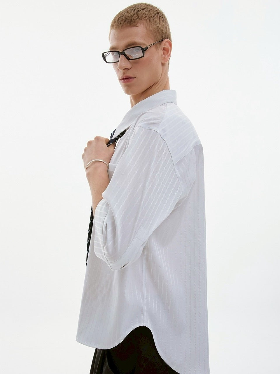 【ESC STUDIO】shaky tie chil shirt/ 【イーエスシーステュディオ】シェイキータイチル半袖シャツ