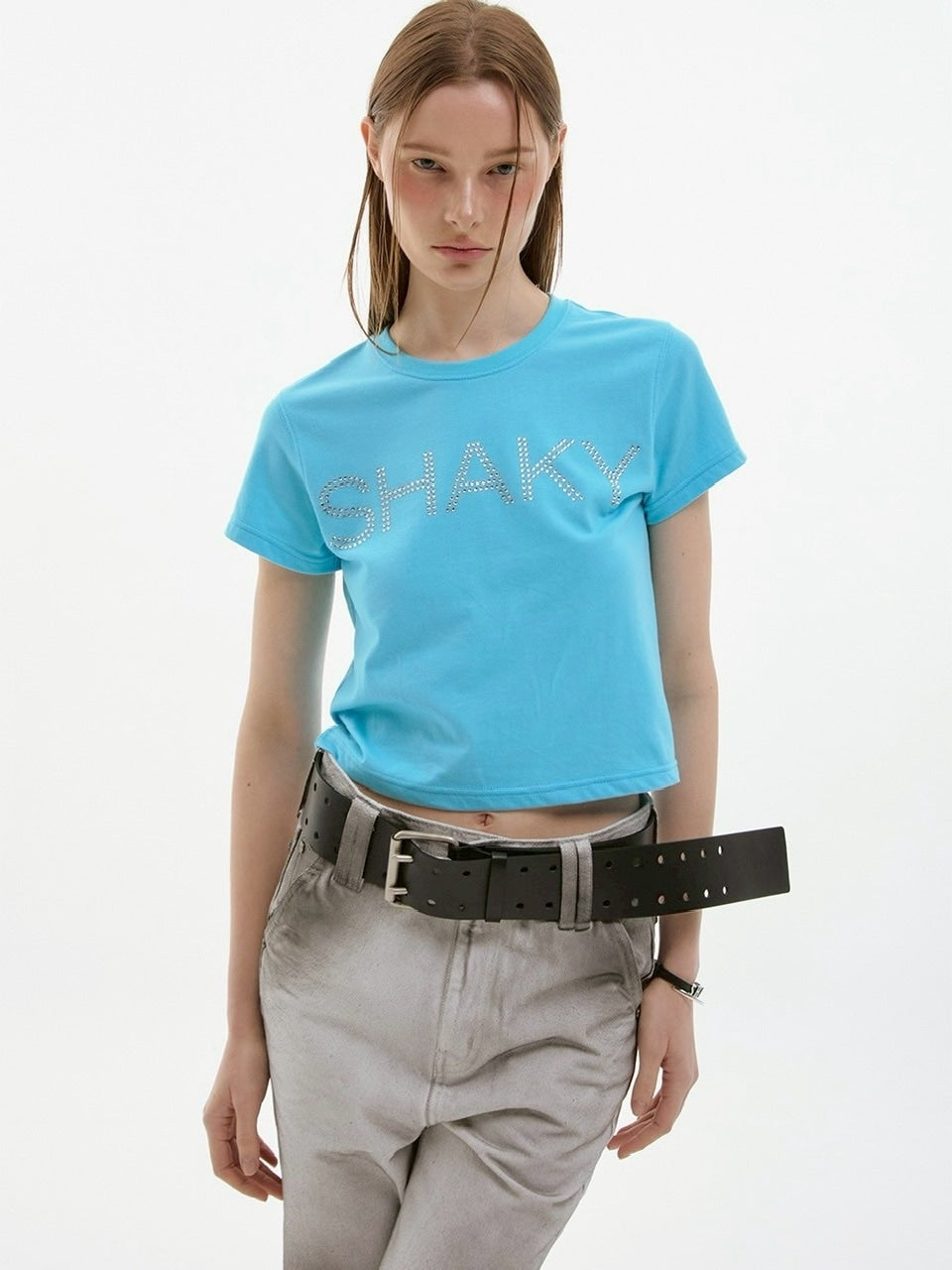 【ESC STUDIO】bulky leather belt/ 【イーエスシーステュディオ】バルキーレザーベルト