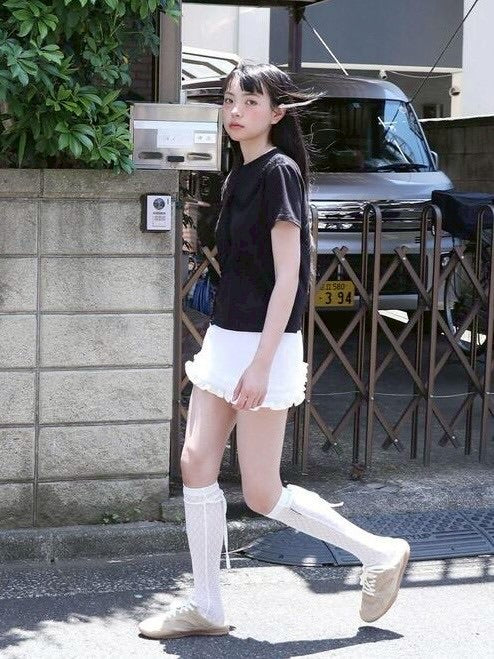 【Uglyshadow】STAR BASIC T-SHIRT / 【アグリーシャドウ】スターベーシック半袖Tシャツ