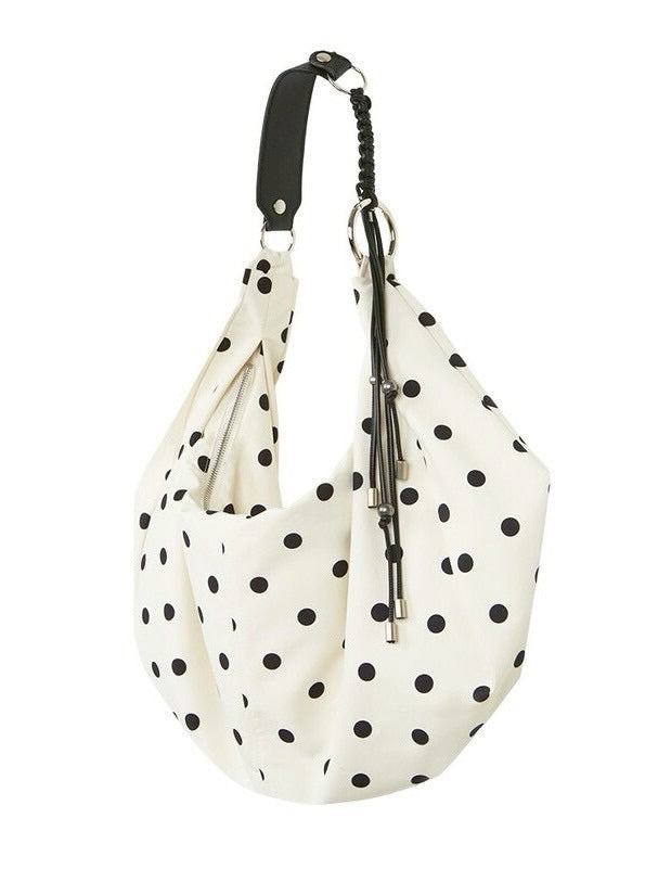 【NOT KNOWING】Braided Dot Shoulder Bag / 【ノットノーイング】ブレイデッドドットショルダーバッグ