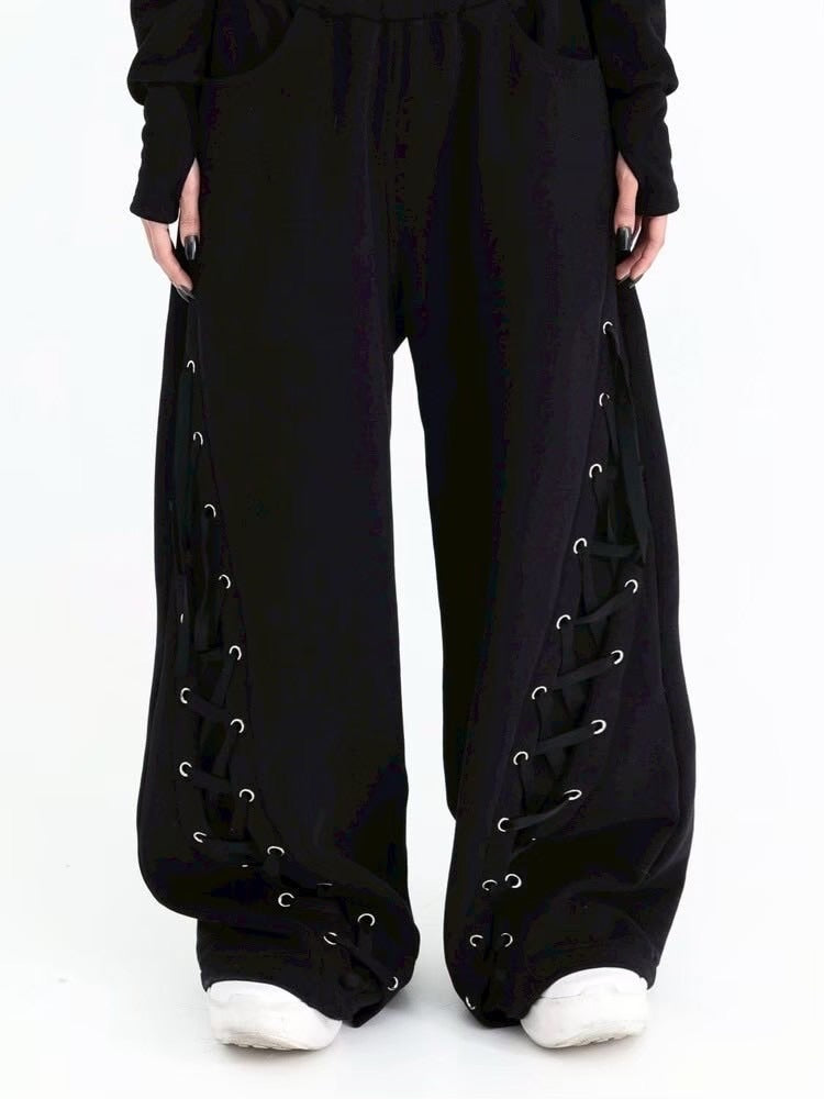 【KAIYA】tie me up sweatpants / 【カイヤ】タイミーアップスウェットパンツ