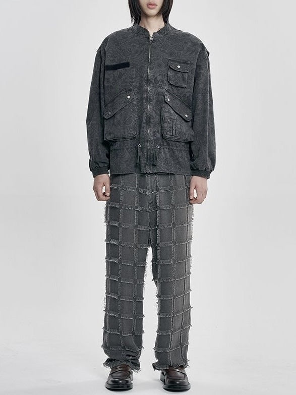 【AJOBYAJO】Vintage Washed Paisley String Jacket / 【アジョバイアジョ】ヴィンテージウォッシュドペイズリーストリングジャケット