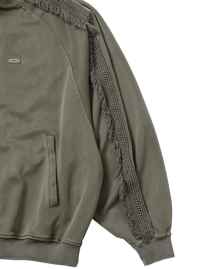 【AJOBYAJO】Lace Trimming Raglan Track Jacket【アジョバイアジョ】レーストリミングラグラントラックジャケット