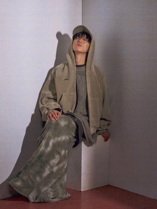 【AJOBYAJO】Corduroy Short Zip-Up Hoodie / 【アジョバイアジョ】コーデュロイショートジップアップパーカー