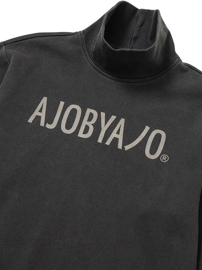 【AJOBYAJO】OG Logo Washed Turtleneck / 【アジョバイアジョ】ロゴウォッシュドタートルネックスウェットシャツ