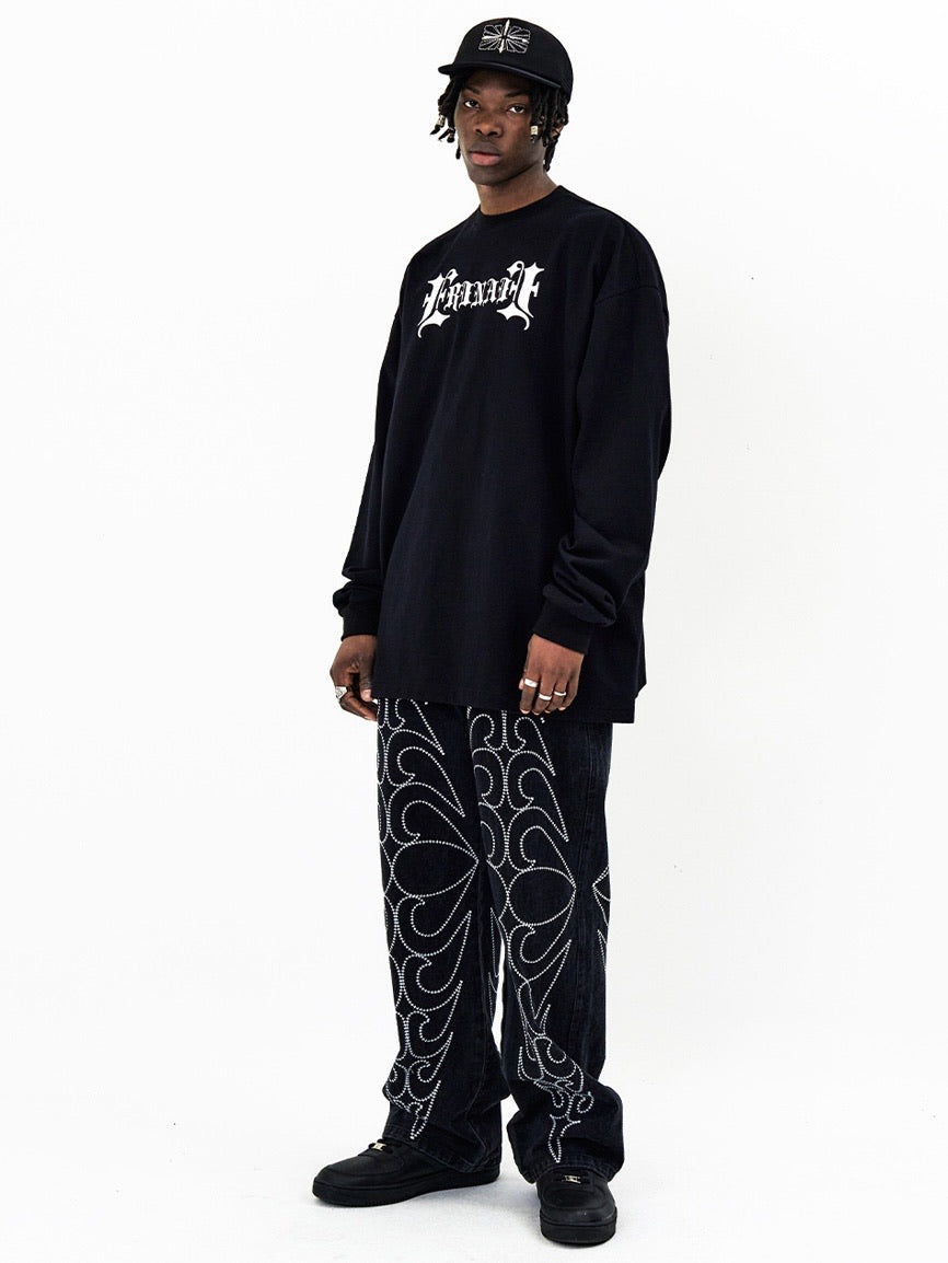 【E RIN AI E】BACKSTREET ANGEL LONG SLEEVE TEE