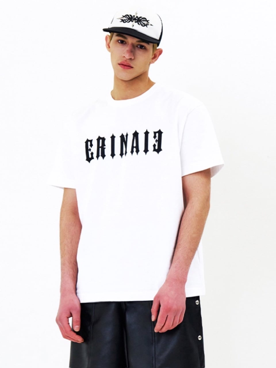 【E RIN AI E】METALLIC TRIBAL SHORT SLEEVE TEE