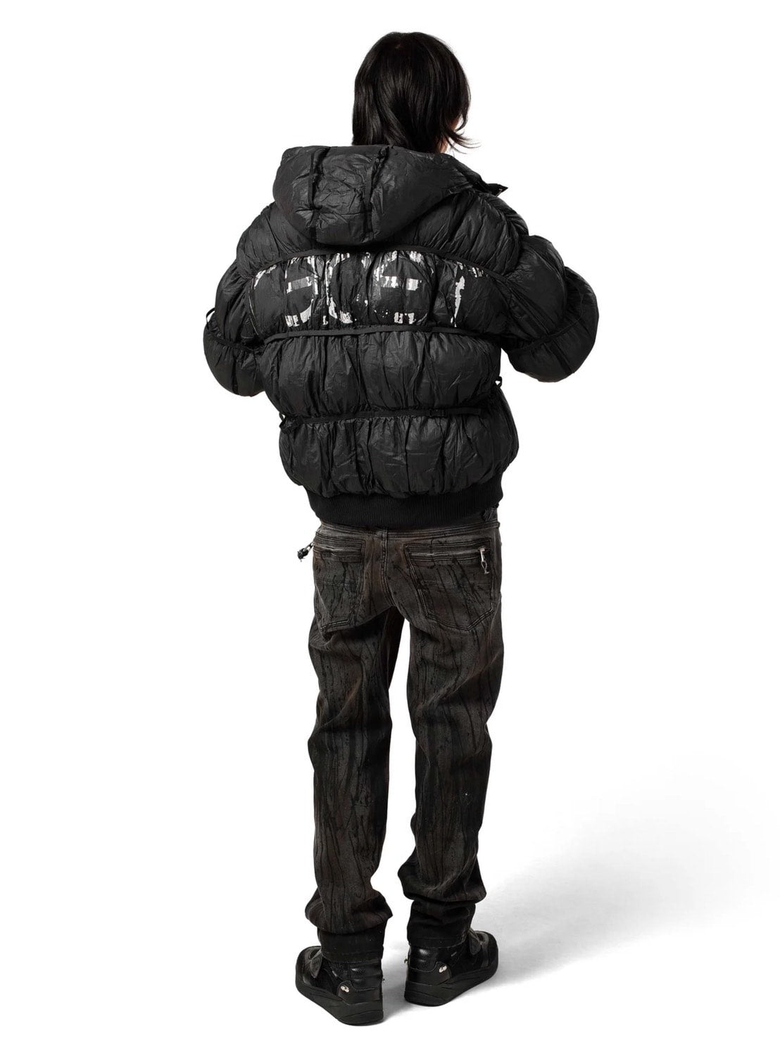 【RACER WORLDWIDE】Puffer Jacket X【レーサーワールドワイド】パファーダウンジャケット