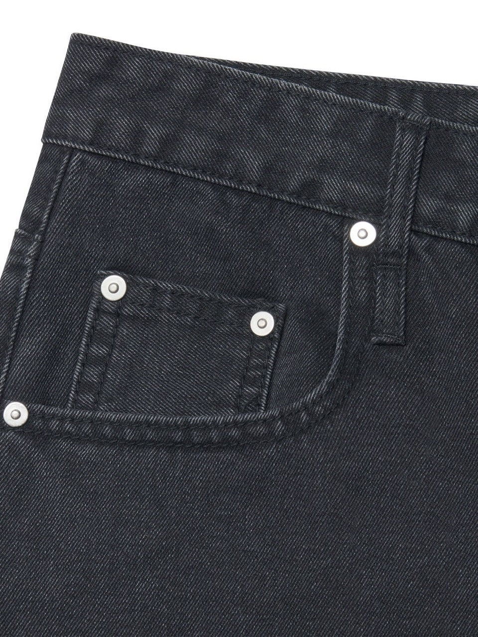 【NOMANUAL】WAVE CURVED DENIM PANTS