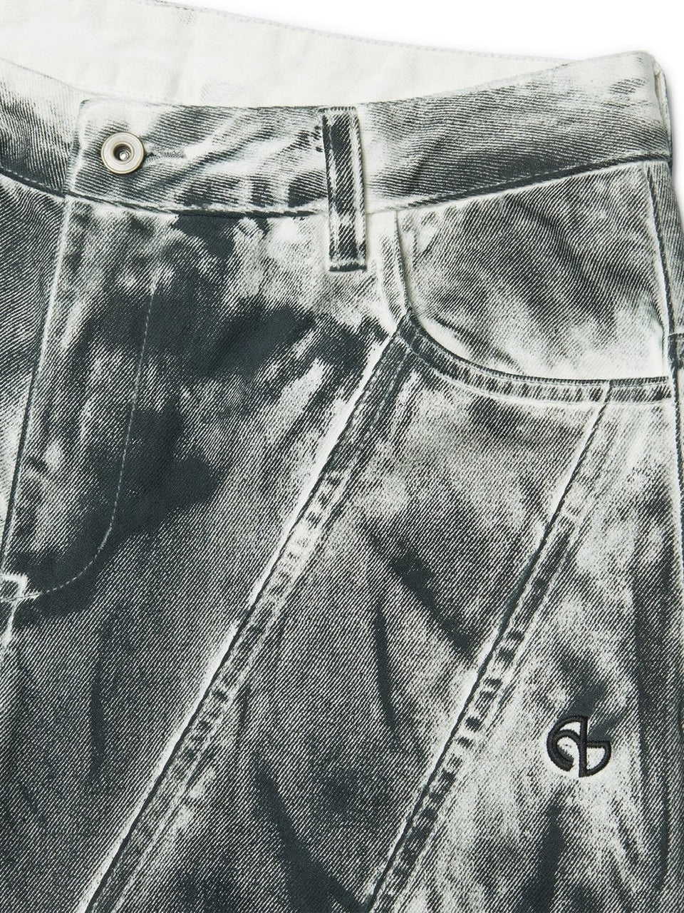 【NOMANUAL】STAINED D.L DENIM PANTS