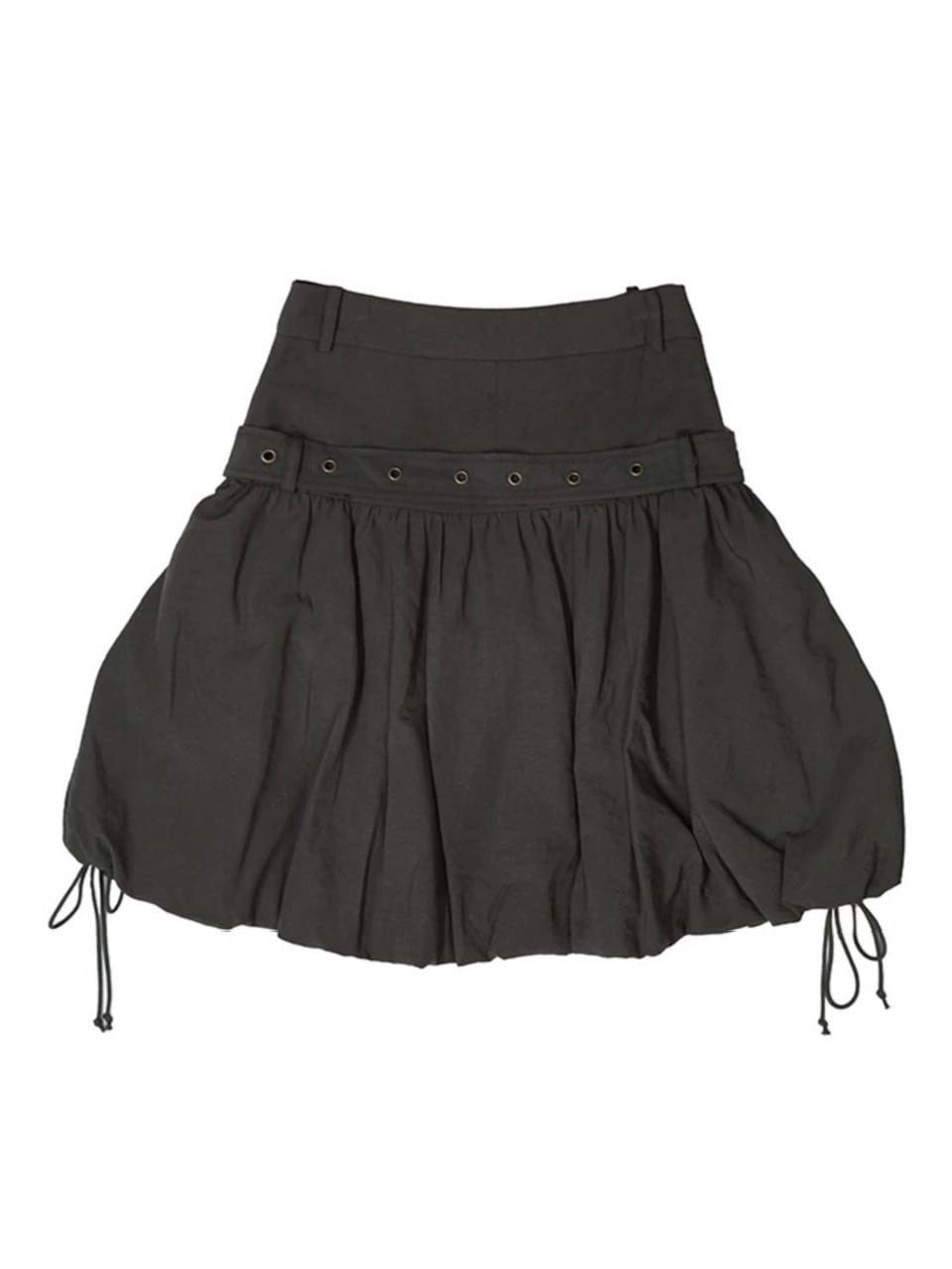 【Cest Nous】Petal Skirt / 【セヌー】ベルトポケットバルーンスカート